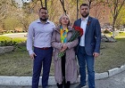 Виталий Быков и Николай Машкарин поздравили ветеранов в Дзержинском районе