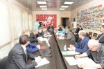 Круглый стол «От Февраля — к Октябрю» прошел в помещении Новосибирского областного комитета КПРФ