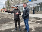 На округе Якова Новоселова начался ремонт проезжей части у остановки «Волховская»