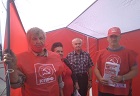 Коммунисты Ленинского райкома провели серию предвыборных пикетов