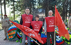 Коммунисты Кыштовского района напомнили о «красных» корнях Дня Победы