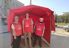 Ленинский райком Новосибирска вышел на предвыборные пикеты
