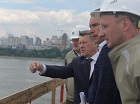 Мэр Новосибирска проконтролировал ремонт Октябрьского моста