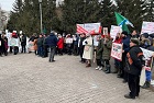 Митинг против строительства мусорных полигонов рядом с населенными пунктами прошел в Новосибирске 