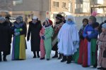 Депутаты Железнодорожного района привезли ТОСам верблюдов на Новый год