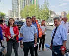 Анатолий Локоть проконтролировал ремонт ул. Есенина