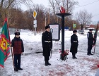В Советском районе прошел митинг в честь Героя Советского Союза Василия Бердышева