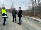 Виталий Быков и Николай Машкарин исполнили наказ по отсыпке дороги частного сектора