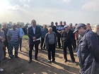 Ренат Сулейманов принял участие в сходе жителей села Половинное Краснозерского района