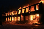 В Купинском районе сгорела школа — не исключен поджог