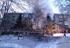 Анатолий Локоть выехал на место обрушения подъезда пятиэтажки из-за взрыва газа