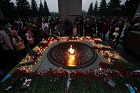 Новосибирцы зажгли свечи в память о погибших на фронте
