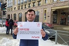 В Новосибирске прошли пикеты против сенатора Нарусовой