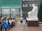 День памяти и скорби: К памятнику Борису Богаткову в Октябрьском районе возложили цветы