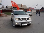 Ордынские коммунисты провели автопробег в честь 78-й годовщины Победы в Великой Отечественной войне