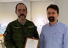 Депутат Антон Бурмистров поздравил с праздником морских пехотинцев