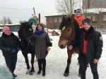 Оксана Марченко встретилась с коллективом конного клуба «Заря»
