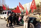 Коммунисты Новосибирского района провели серию автопробегов в честь Дня Победы