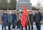 Краснозерские коммунисты отметили 106-ю годовщину Великого Октября