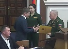 Депутата-коммуниста Павла Горшкова наградили медалью министра обороны
