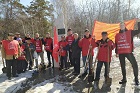 Новосибирские коммунисты провели субботник в сквере Гагарина
