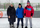 Первомайские коммунисты провели спортивный турнир «Хоккей на валенках»