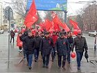 Коммунисты и их союзники провели в Новосибирске Первомайское шествие 