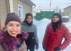 Новосибирские комсомольцы провели «Снежный десант» в Оби