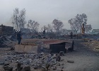 Выгорели 10 домов: Крупный пожар произошел в деревне Суздалка Доволенского района
