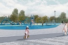 Власти Новосибирска презентовали спортивный парк у новой ледовой арены