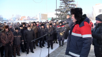  В Куйбышеве в 30-градусный мороз полтысячи охотников вышли на митинг против продажи охотугодий