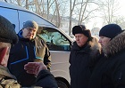 Анатолий Локоть проконтролировал уборку снега в Дзержинском районе
