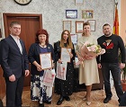Виталий Быков и Николай Машкарин поздравили женщин округа с 8 марта