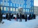 Обманутые дольщики дома на Галущака, 15 вышли с протестом в центре Новосибирска