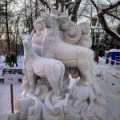 Лучшую снежную скульптуру выбрали в Новосибирске 