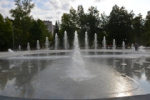 Первый фонтан включили в Новосибирске