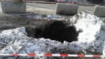 В Бердске вновь провалился канализационный коллектор