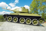 В Куйбышев привезли боевой танк Т-34 ко Дню Победы