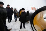 Огромный коллектор тянут к новому ЛДС в Новосибирске