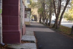 Анатолий Локоть раскритиковал ремонт тротуара в Дзержинском районе