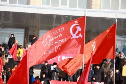 Митинг КПРФ против отмены льготного проезда